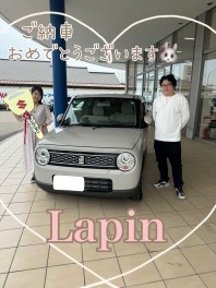 ご納車おめでとうございます！【ラパン】